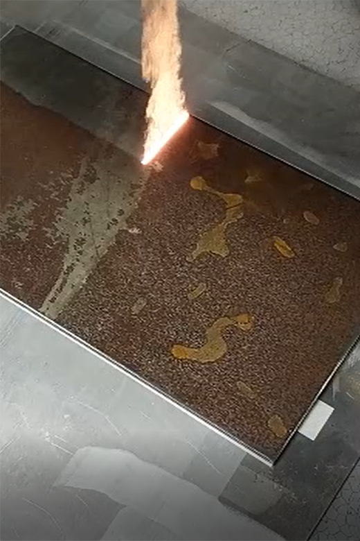 laser cleaning machine rust move