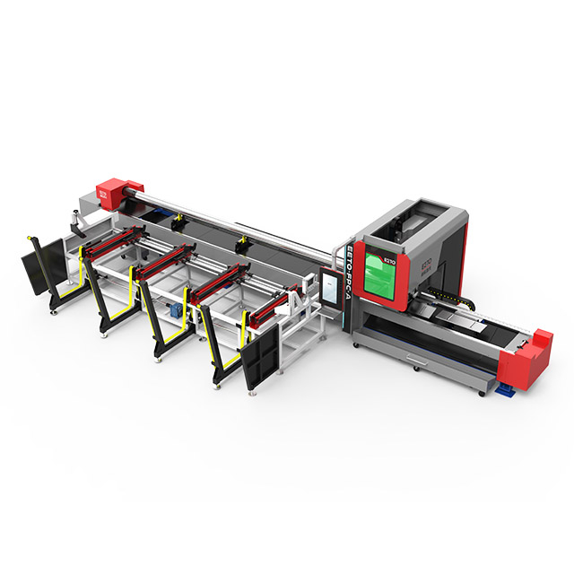 EETO-FPC-A Pipe Fiber Laser Cutter With Auto Loading System